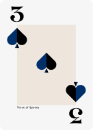 Three of spades